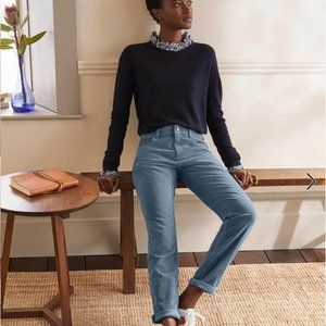 Boden Denim Cord Girlfriend UK10R US6R Airforce Blue